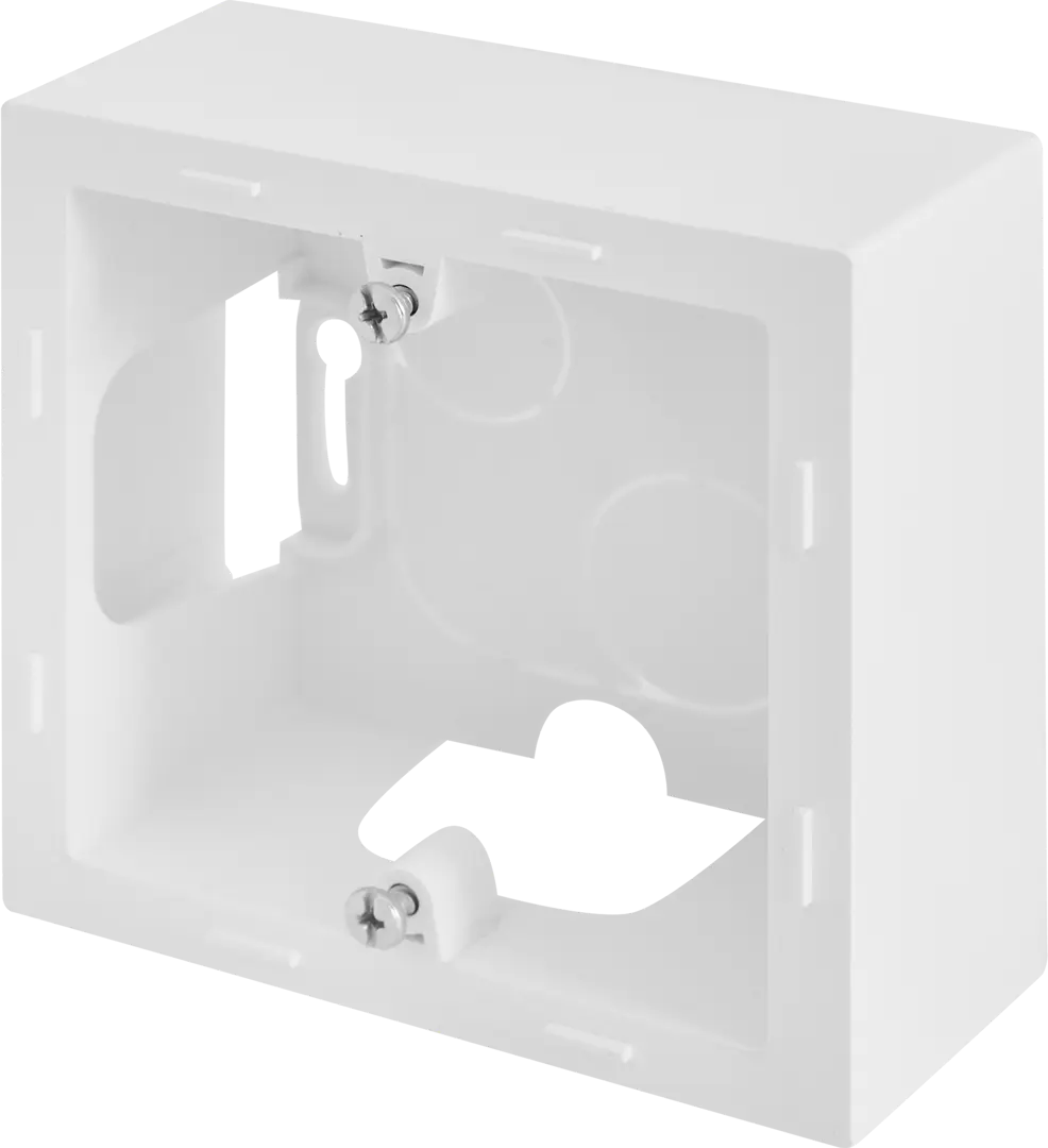 Коробка для накладного монтажа Lexman Lilian цвет белый бокс для накладного монтажа контроллера rexant