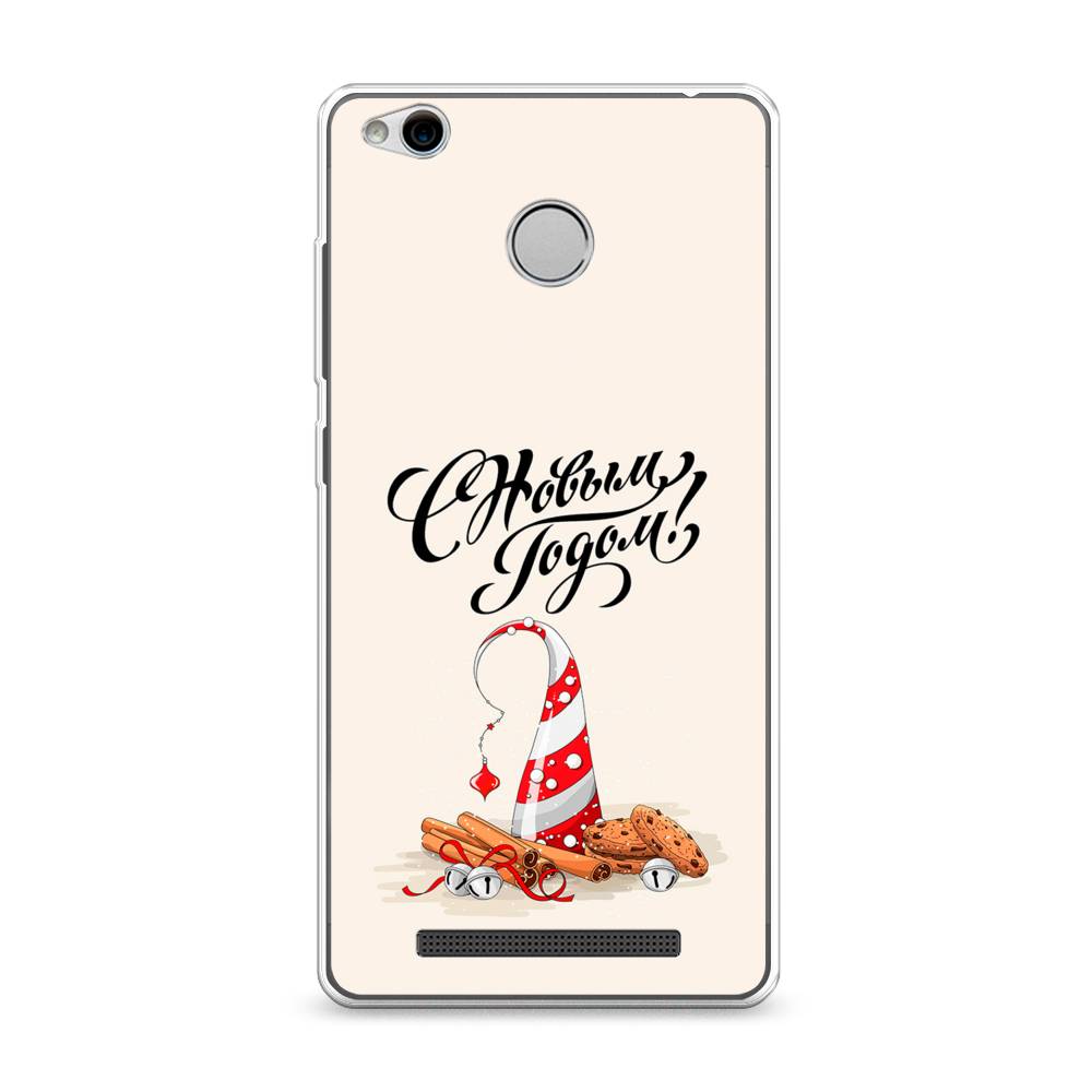 

Чехол на Xiaomi Redmi 3 Pro (3S) "Подарки на Новый Год", Бежевый;красный;черный, 30950-5