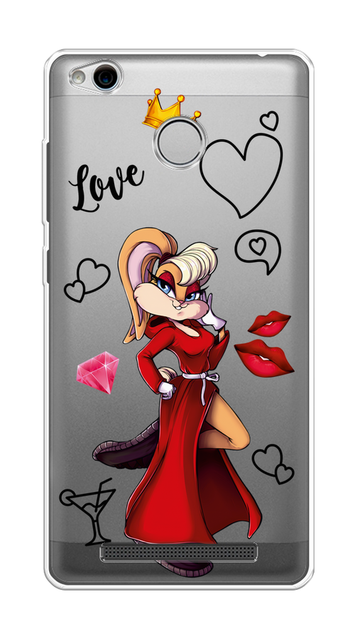 

Чехол на Xiaomi Redmi 3 Pro (3S) "Rich Lola Bunny", Красный;бежевый;оранжевый, 30950-6