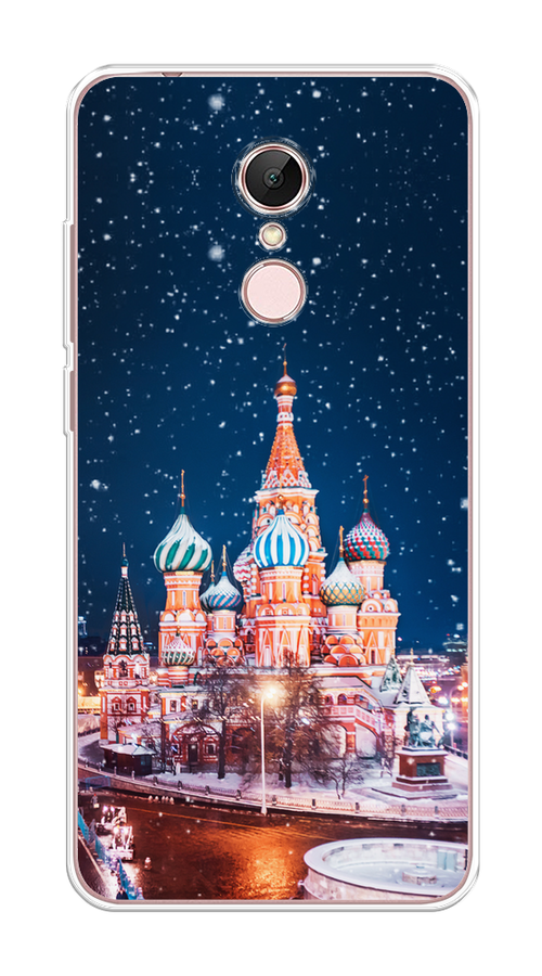 

Чехол на Xiaomi Redmi 5 "Москва 1", Коричневый;синий;белый, 33050-1