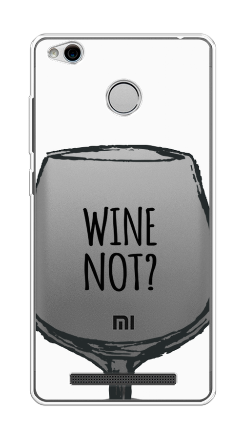 

Чехол на Xiaomi Redmi 3 Pro (3S) "Wine not White", Белый, 30950-6