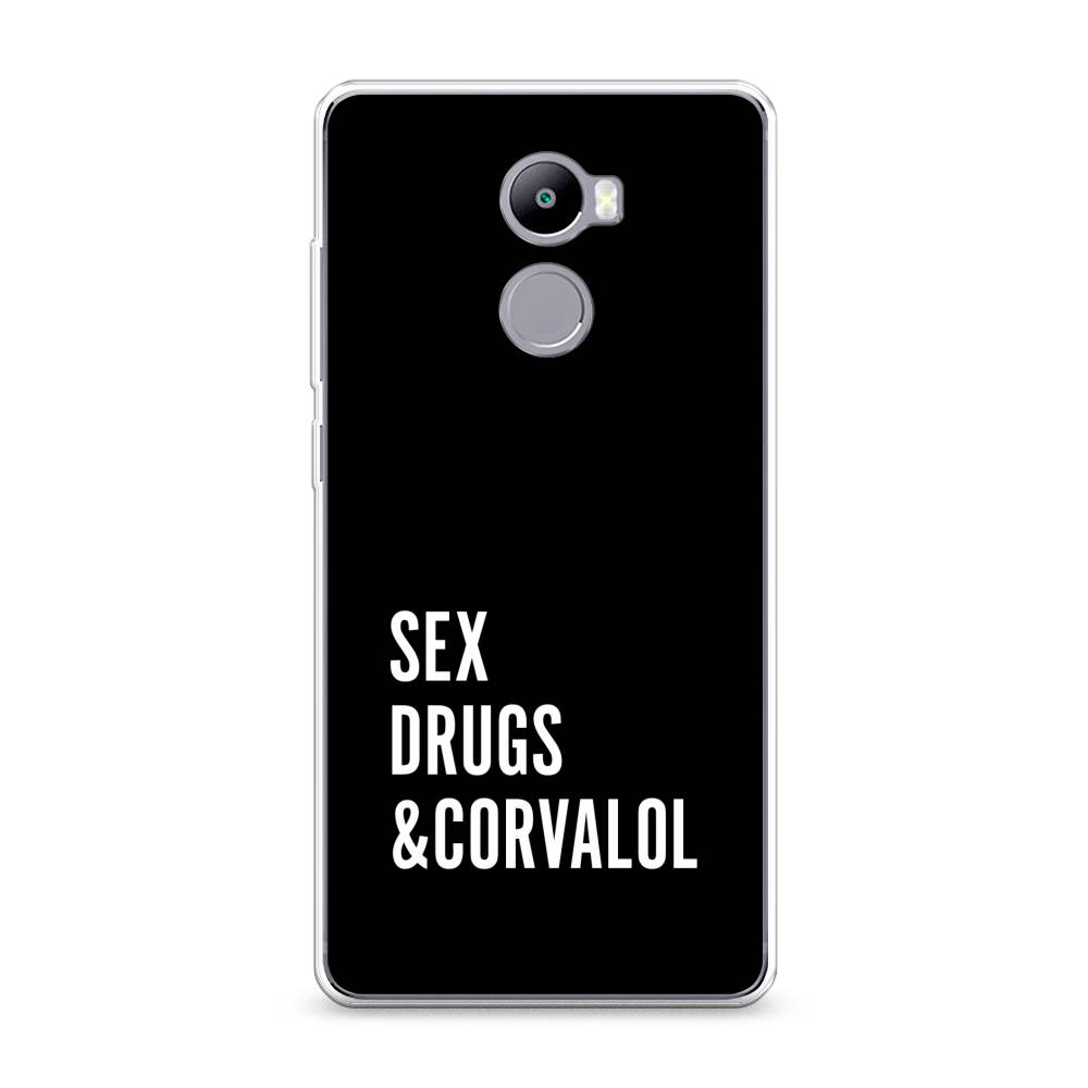 

Чехол для Xiaomi Redmi 4 "Corvalol", Черный;серый;белый, 31150-6
