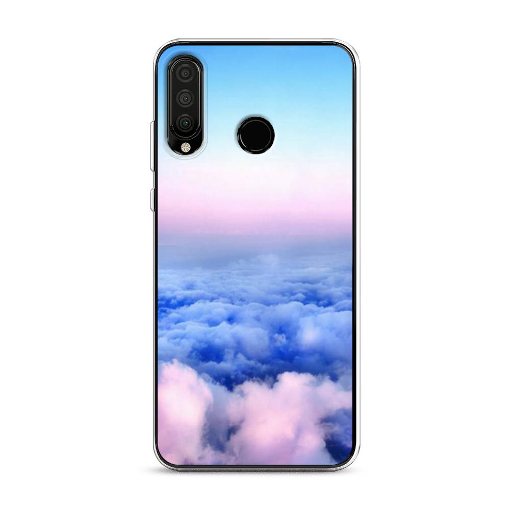 

Чехол Awog на Honor 20 Lite 2020 "Облака", Голубой;розовый, 611250-4