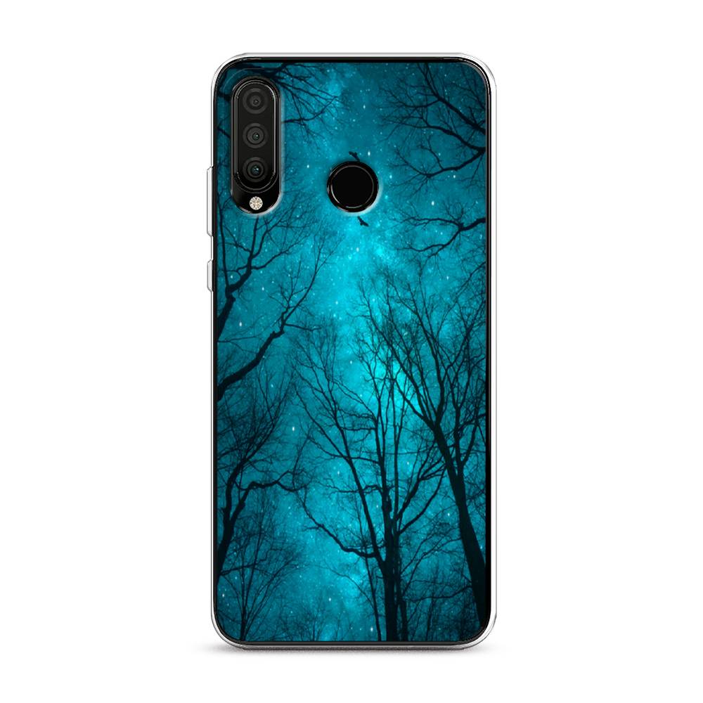 

Чехол Awog на Honor 20 Lite 2020 "Сказочный лес", Черный;голубой, 611250-4