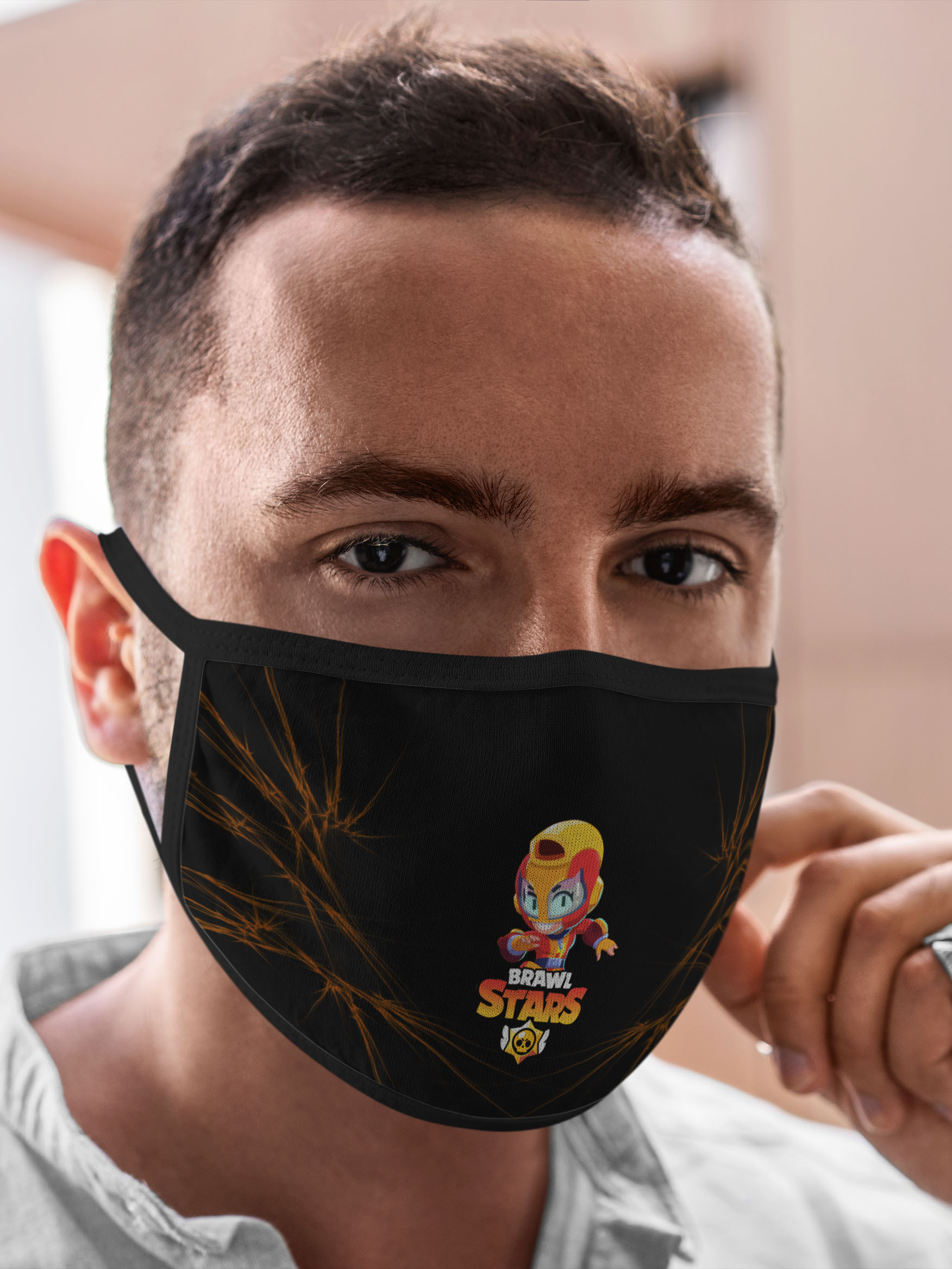 

Многоразовая маска унисекс Burnettie Brawl Stars Max., Разноцветный, Brawl Stars Max.
