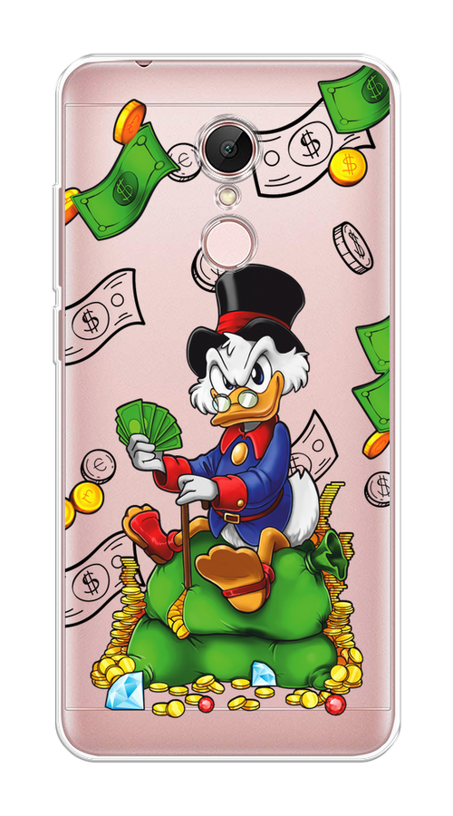 

Чехол на Xiaomi Redmi 5 "Scrooge Richness", Черный;синий;зеленый, 33050-1