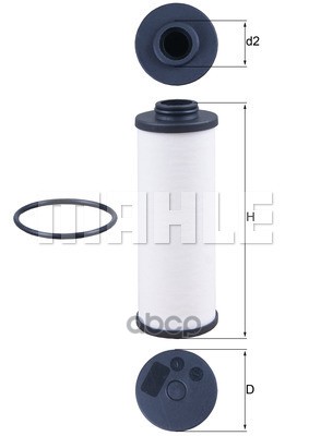 

Фильтр АКПП Mahle/Knecht HX186D, HX186D