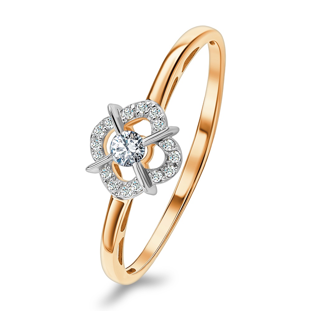 

Кольцо из золота р. , 585Gold 301012483, фианит, 301012483