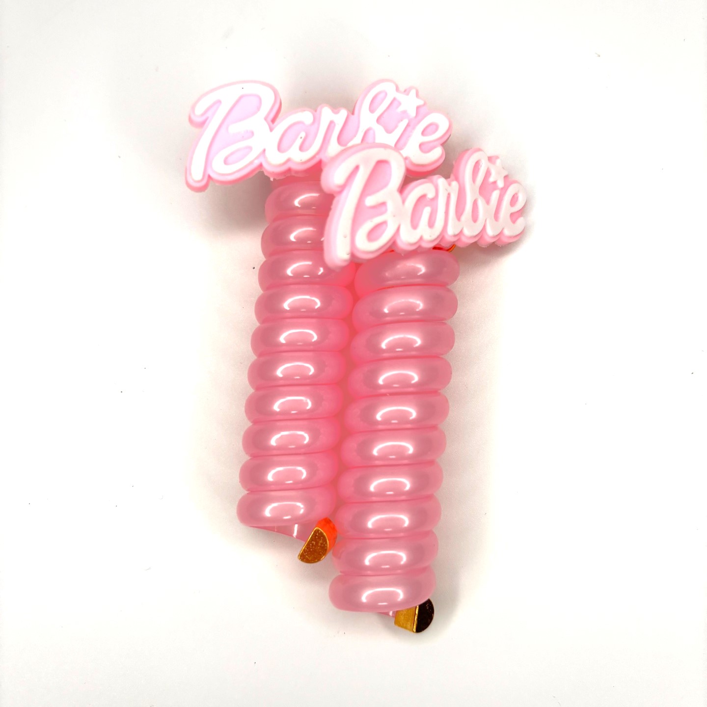 Спиральки для волос Барби 2 шт розовый спрей краска для волос милая леди барби розовый 53811 bar