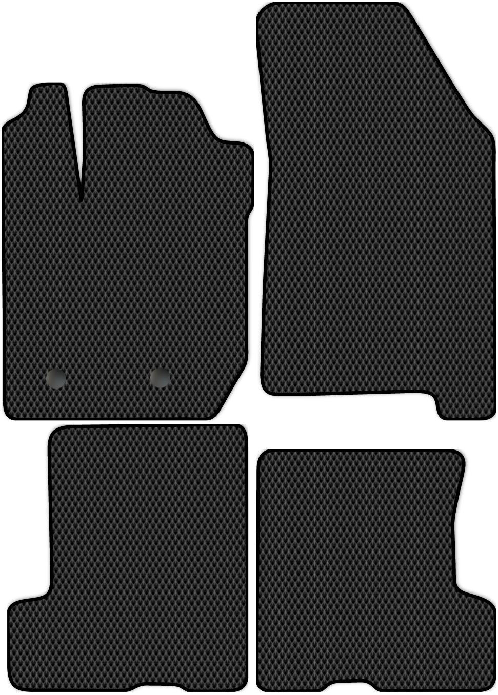 

Коврики ЭВА в салон для Лада Х-рей (Свещевымящиком) 2015 - Н.В., 4 шт. черный, 3014-S4YL-H