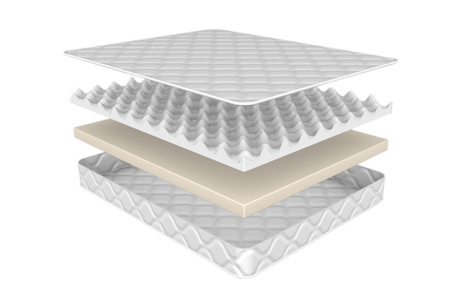 Матрас беспружинный Класс Матрас Simple massage 10см 80х195 см, ортопедическая пена