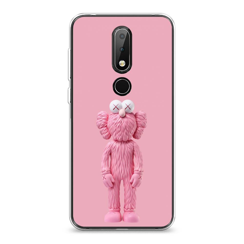 

Чехол на Nokia 6.1 Plus "KAWS pink doll", 121850-4
