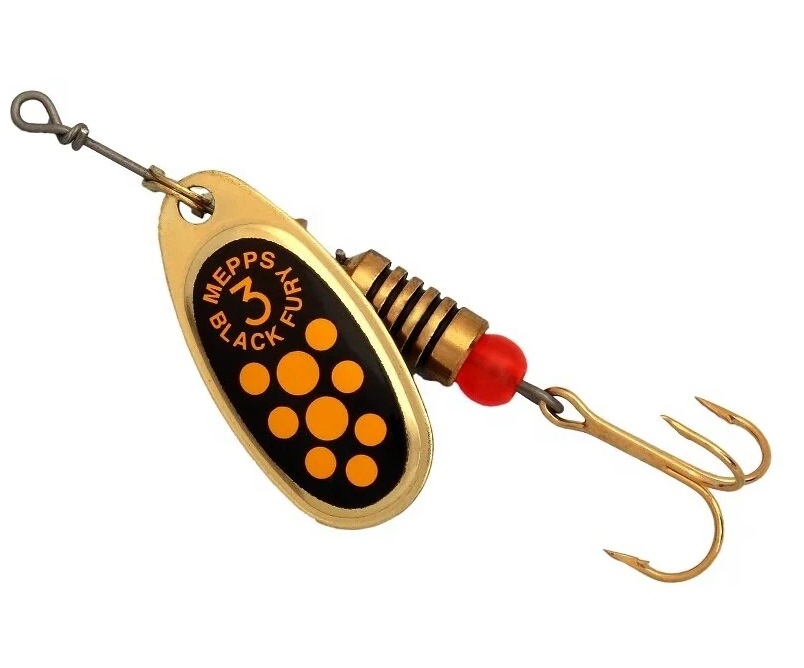 

Блесна рыболовная вращающаяся Mepps Black Fury 3, Gold/Yellow, Черный;желтый;золотистый
