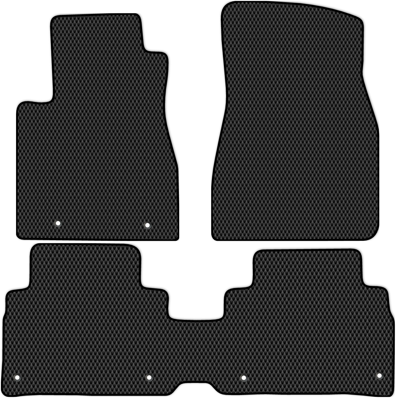 

Коврики ЭВА в салон для Lexus RX300 (MCU35) 2003 - 2006, 3 шт. черный, 3203-W3Y-H