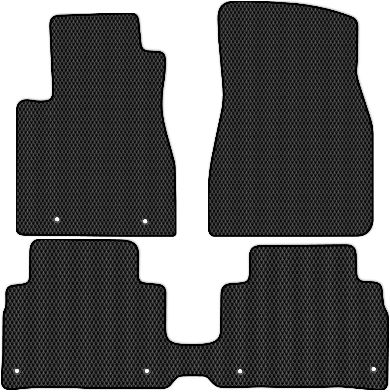 

Коврики ЭВА в салон для Lexus RX330 (MCU38) 2003 - 2006, 3 шт. черный, 3204-W3Y-H