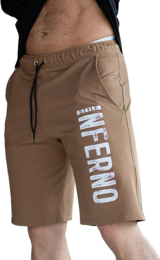 Спортивные шорты мужские INFERNO style Ш-001-001 коричневые XL