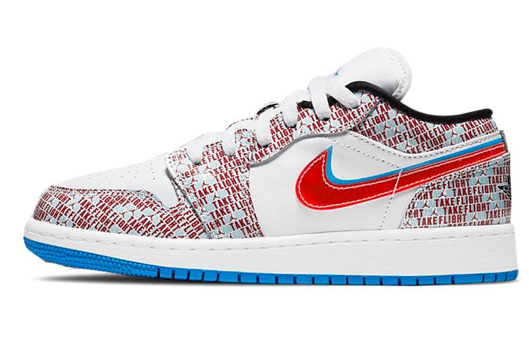 

Кеды унисекс Jordan Air Jordan 1 Low SE Take Flight 3D GS разноцветные 36 EU, Разноцветный, Air Jordan 1 Low SE Take Flight 3D GS