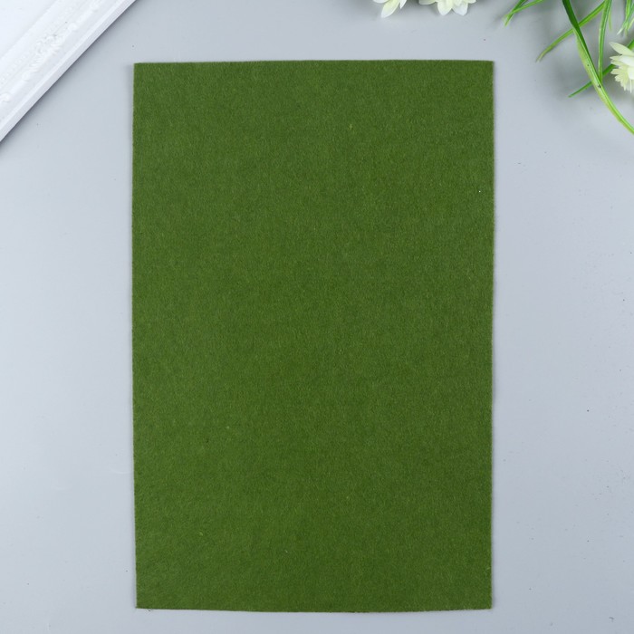 

Фетр мягкий 1 мм 20х30 см болотный, Floristic magic