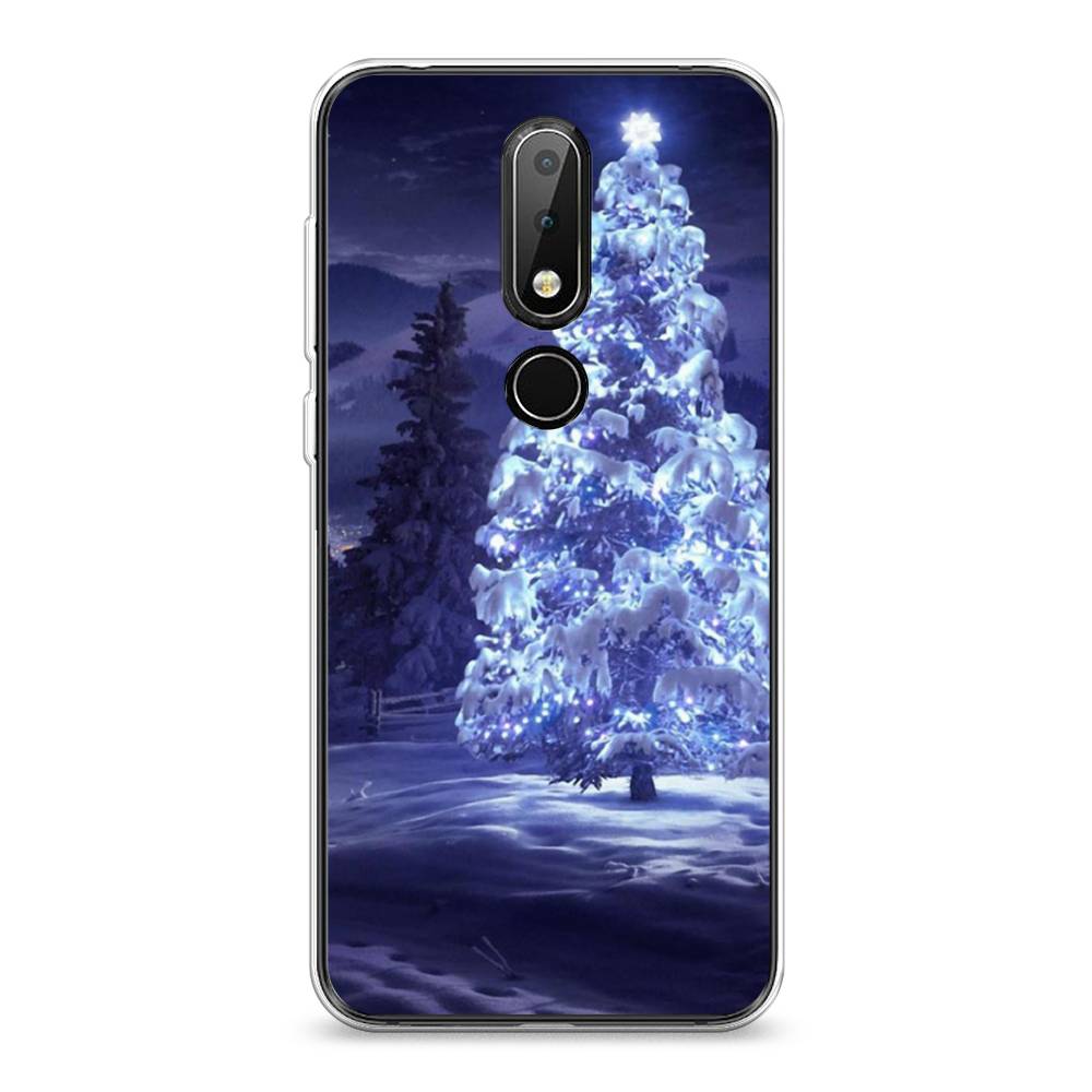 

Чехол на Nokia 6.1 Plus "Зима 4", Синий;черный;белый, 121850-2