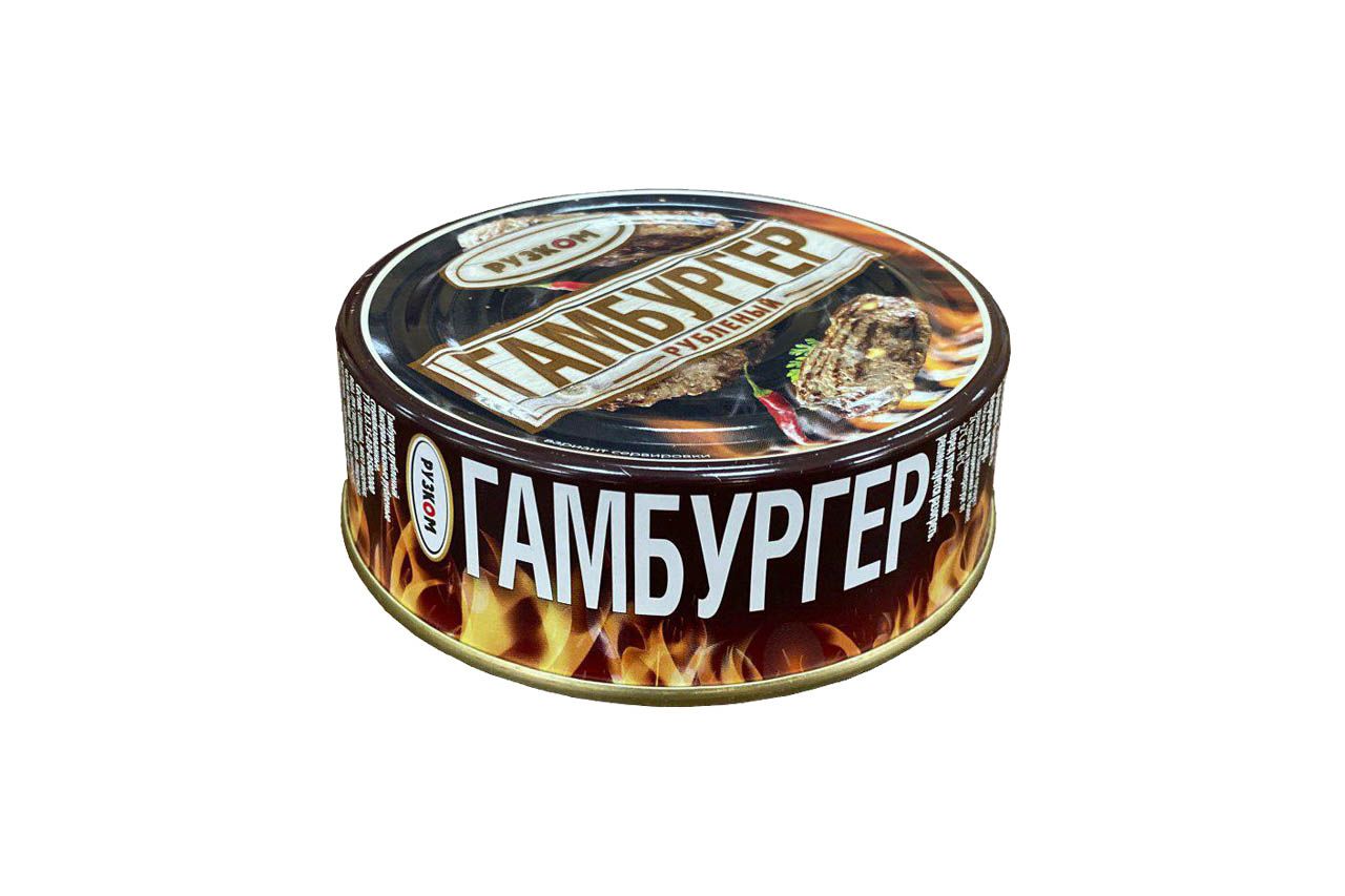 

Гамбургер рубленый Рузком, 250 г х 8 шт, Гамбургер 250 гр.