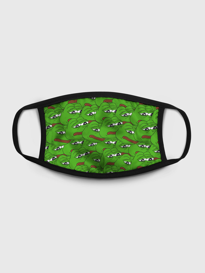 

Многоразовая маска унисекс Burnettie Sad Frogs, Разноцветный, Sad Frogs