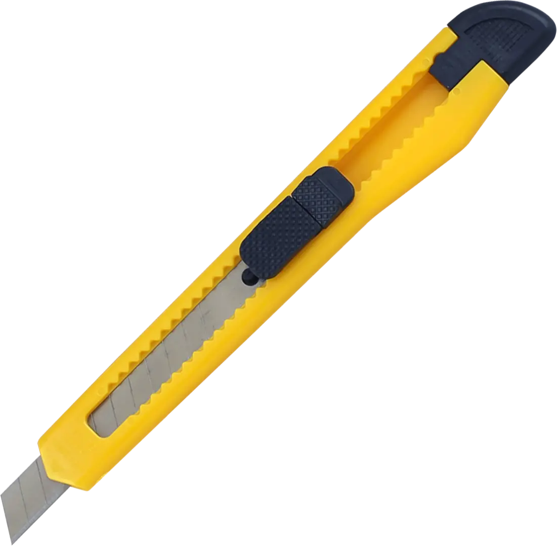 Нож строительный 119036 пластиковый корпус сегментное лезвие 9 мм нож строительный курс тренд 10174 пластиковый корпус сегментное лезвие 18 мм