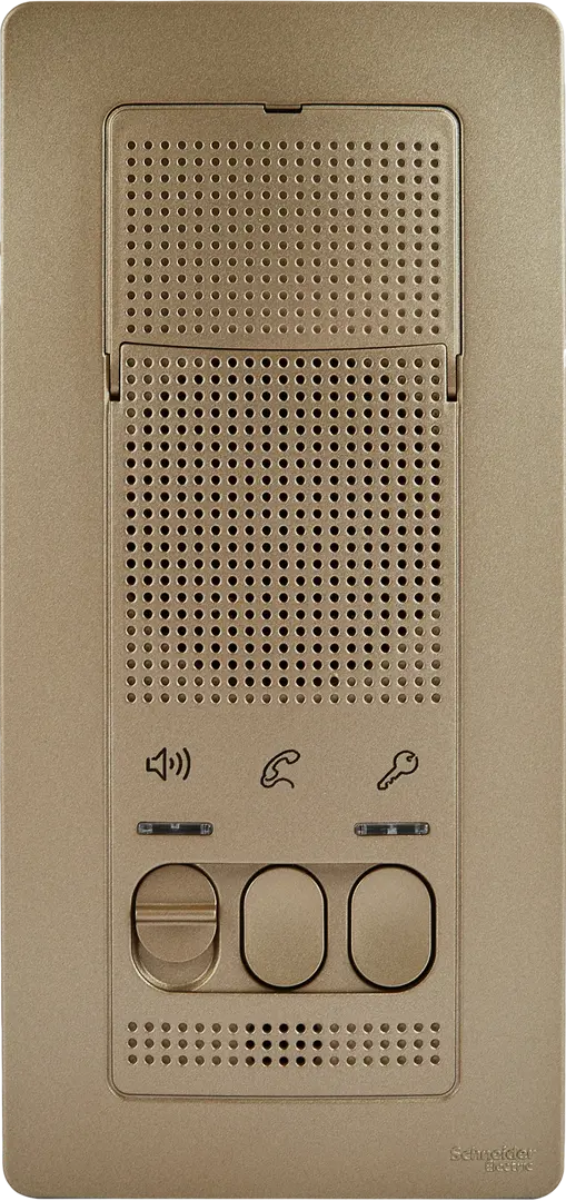 Аудиодомофон Schneider Electric Blanca цвет титан одноклавишный механизм перекрестного переключателя schneider electric