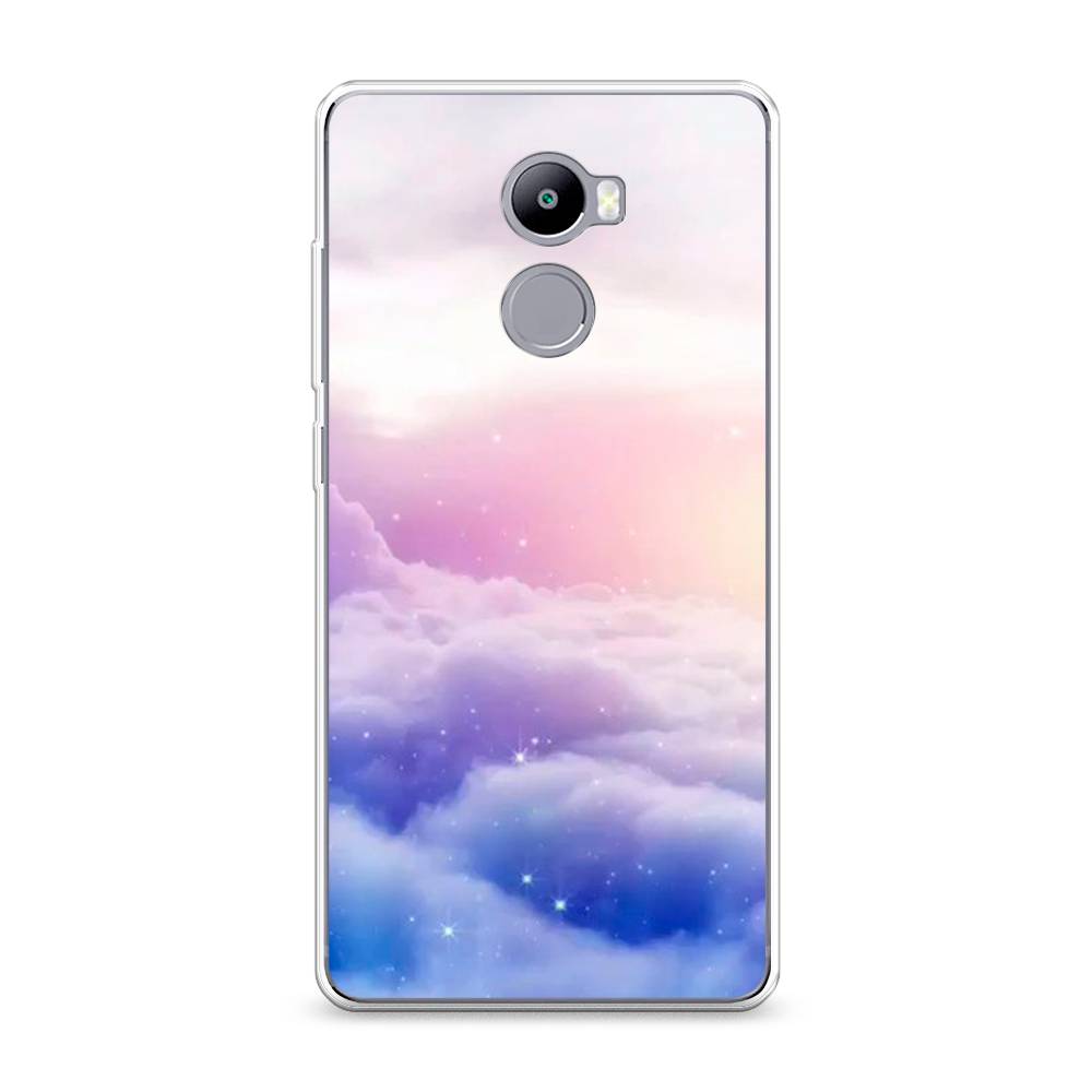 

Чехол для Xiaomi Redmi 4 "Небеса", Голубой;белый;розовый, 31150-2