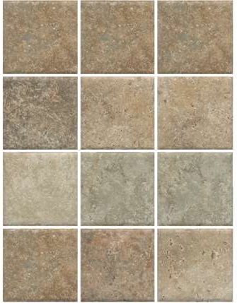 Плитка Kerama Marazzi Брюссель 1326 Микс Матовый из 12 Частей 9.8x9.8 0.92 м2