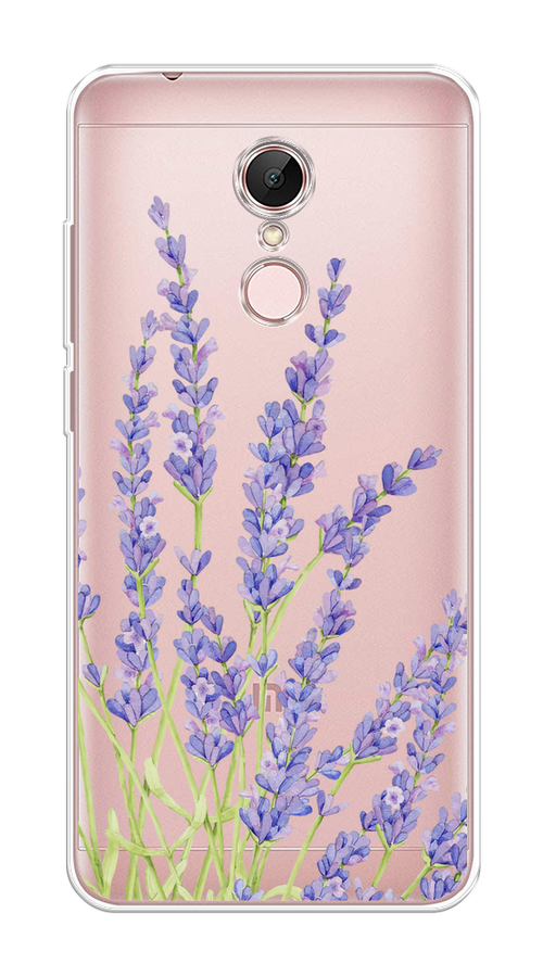 

Чехол на Xiaomi Redmi 5 "Лавандовые стебли", Фиолетовый;зеленый, 33050-1