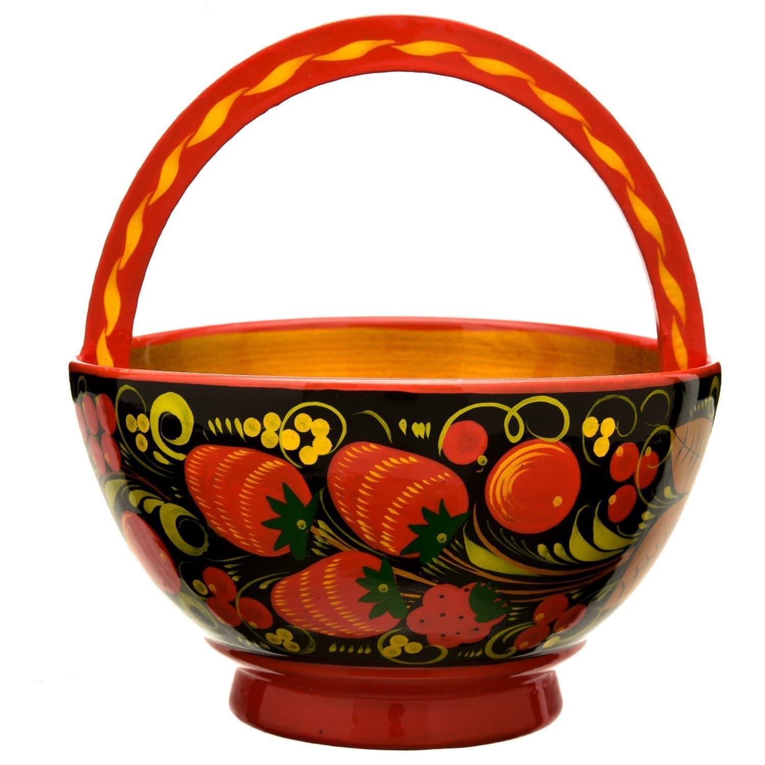 

Корзинка Хохлома 0020263