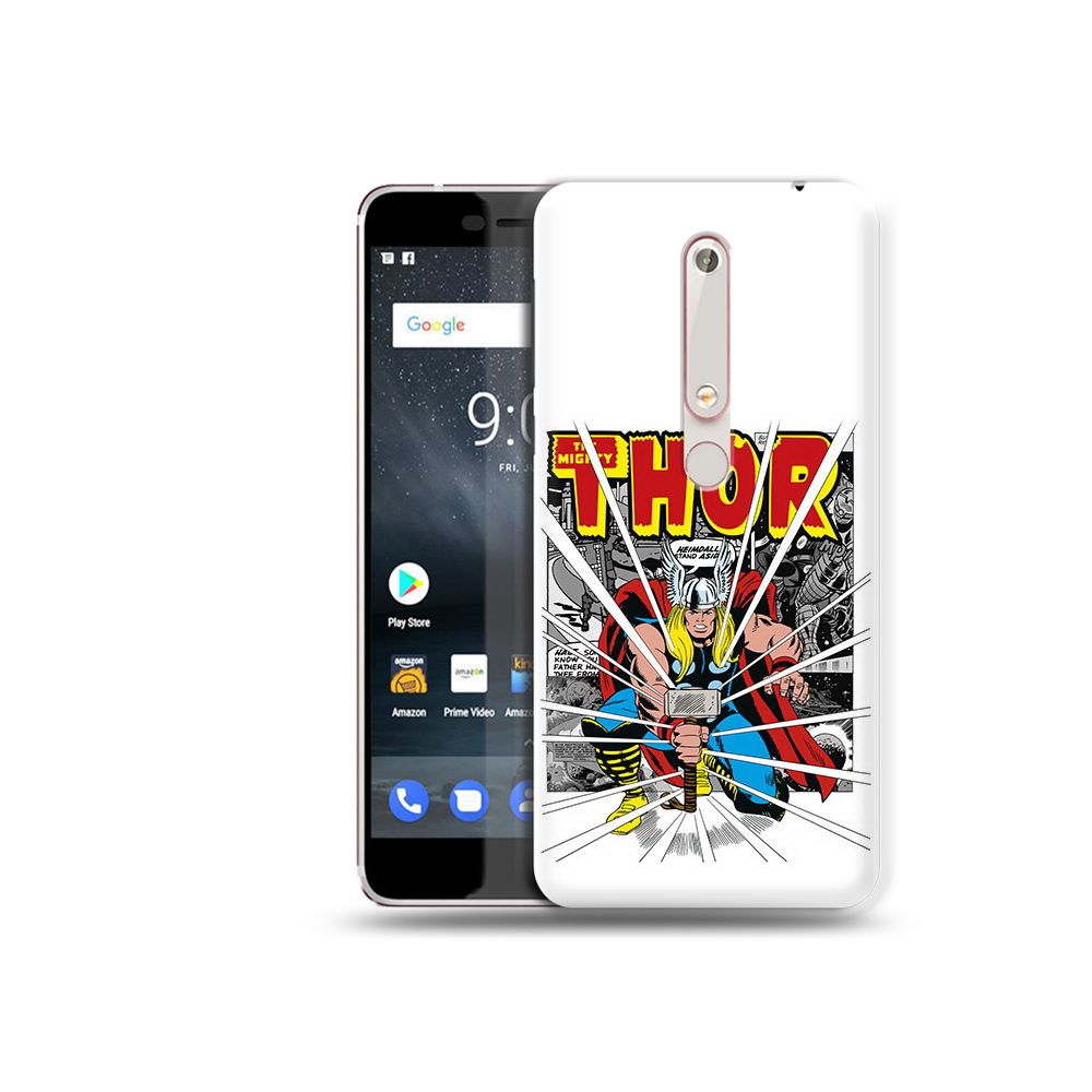 

Чехол MyPads Tocco для Nokia 6 тор рисунок, Прозрачный, Tocco