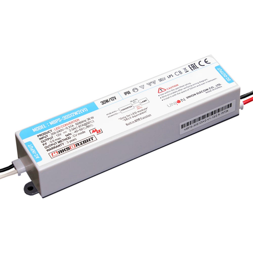 

Герметичный блок питания MAKSBRIGHT MBPS-30S12W2(V1) MBPS-30S12W2(V1)