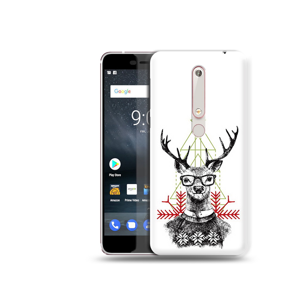 

Чехол MyPads Tocco для Nokia 6 умный олень, Прозрачный, Tocco
