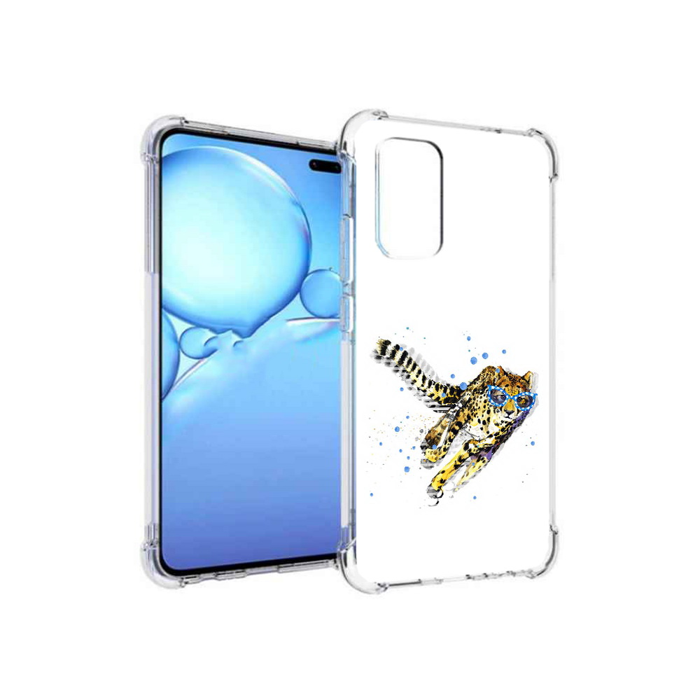 

Чехол MyPads Tocco для Vivo V19 гепард в очках (PT147328.392.287), Прозрачный, Tocco