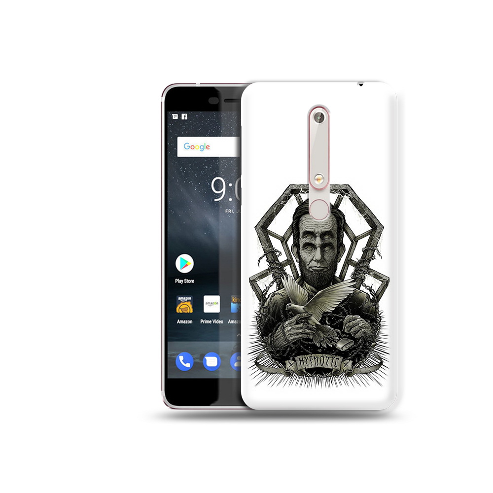 

Чехол MyPads Tocco для Nokia 6 франклин абстракция, Прозрачный, Tocco