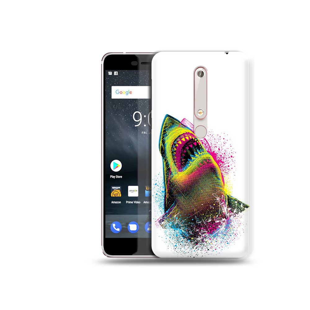 

Чехол MyPads Tocco для Nokia 6 челюсти-2, Прозрачный, Tocco