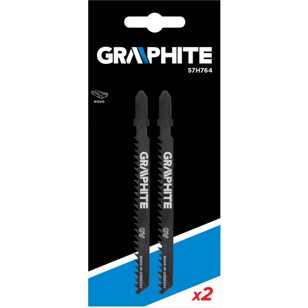 

Полотно (2 шт; 12TPI; хвостовик T) для электролобзика GRAPHITE 57H765