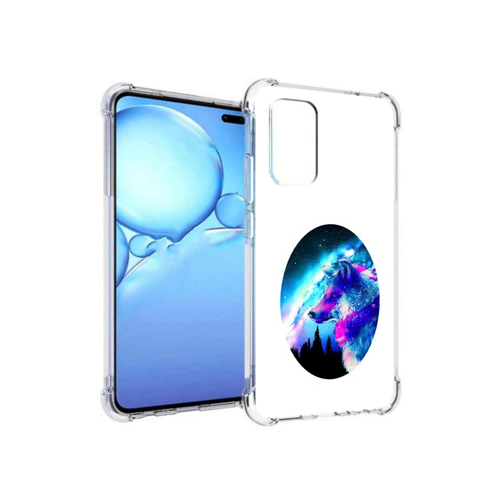 

Чехол MyPads Tocco для Vivo V19 голубой волк (PT147328.392.293), Прозрачный, Tocco