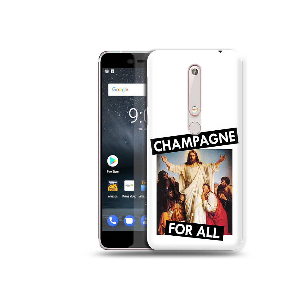 

Чехол MyPads Tocco для Nokia 6 шампанское, Прозрачный, Tocco