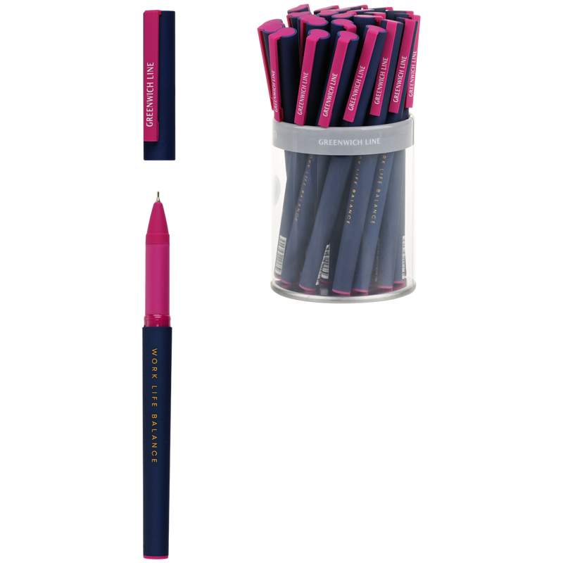 

Ручка шариковая Greenwich Line "Utility dark blue" 309311, синяя, 0.7 мм, 24 штуки