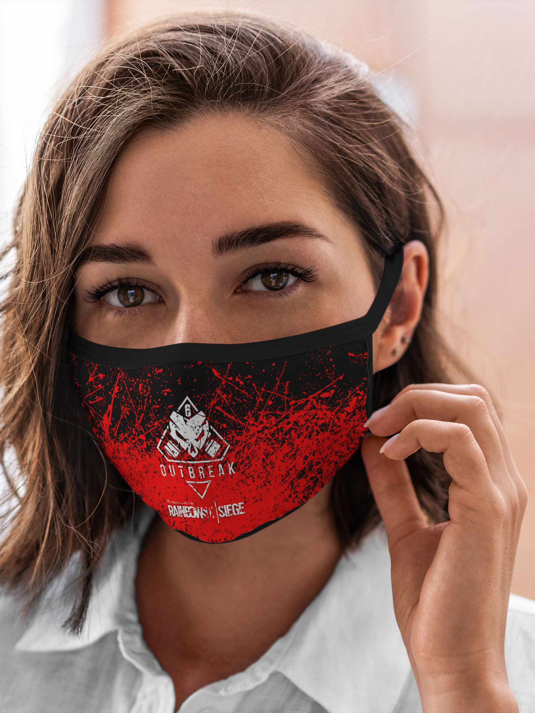 

Многоразовая маска унисекс Burnettie Rainbow Six Siege Outbreak, Разноцветный, Rainbow Six Siege Outbreak