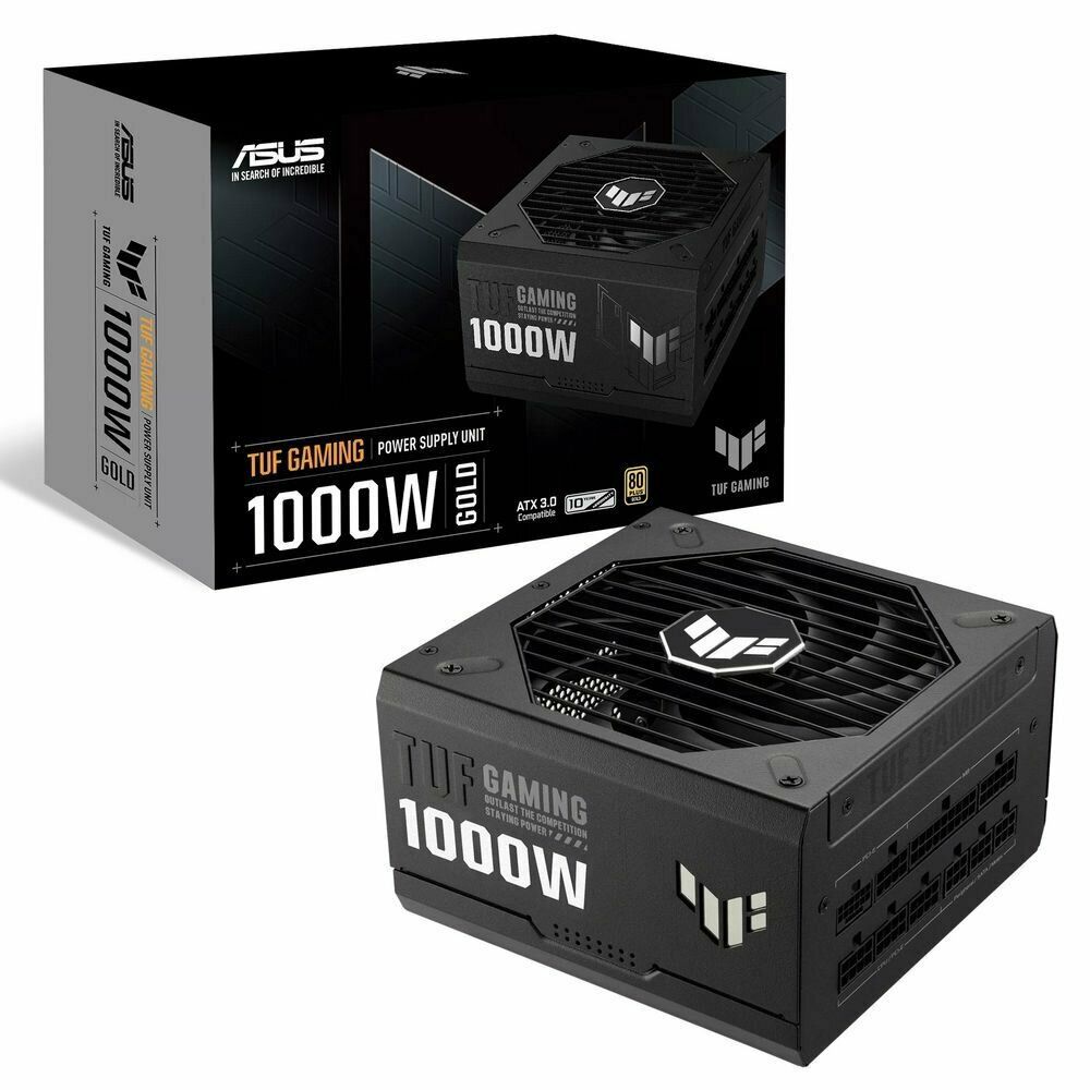 

Блок питания Asus TUF-GAMING-1000G, Черный, TUF-GAMING