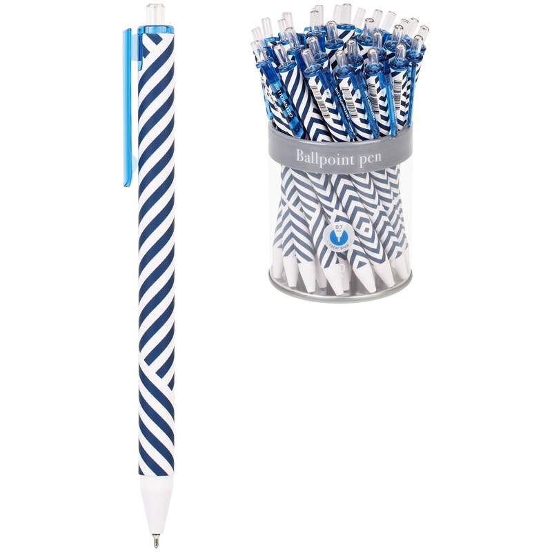 

Ручка шариковая Greenwich Line "Classy stripes" 309356, синяя, 0.7 мм, 30 штук