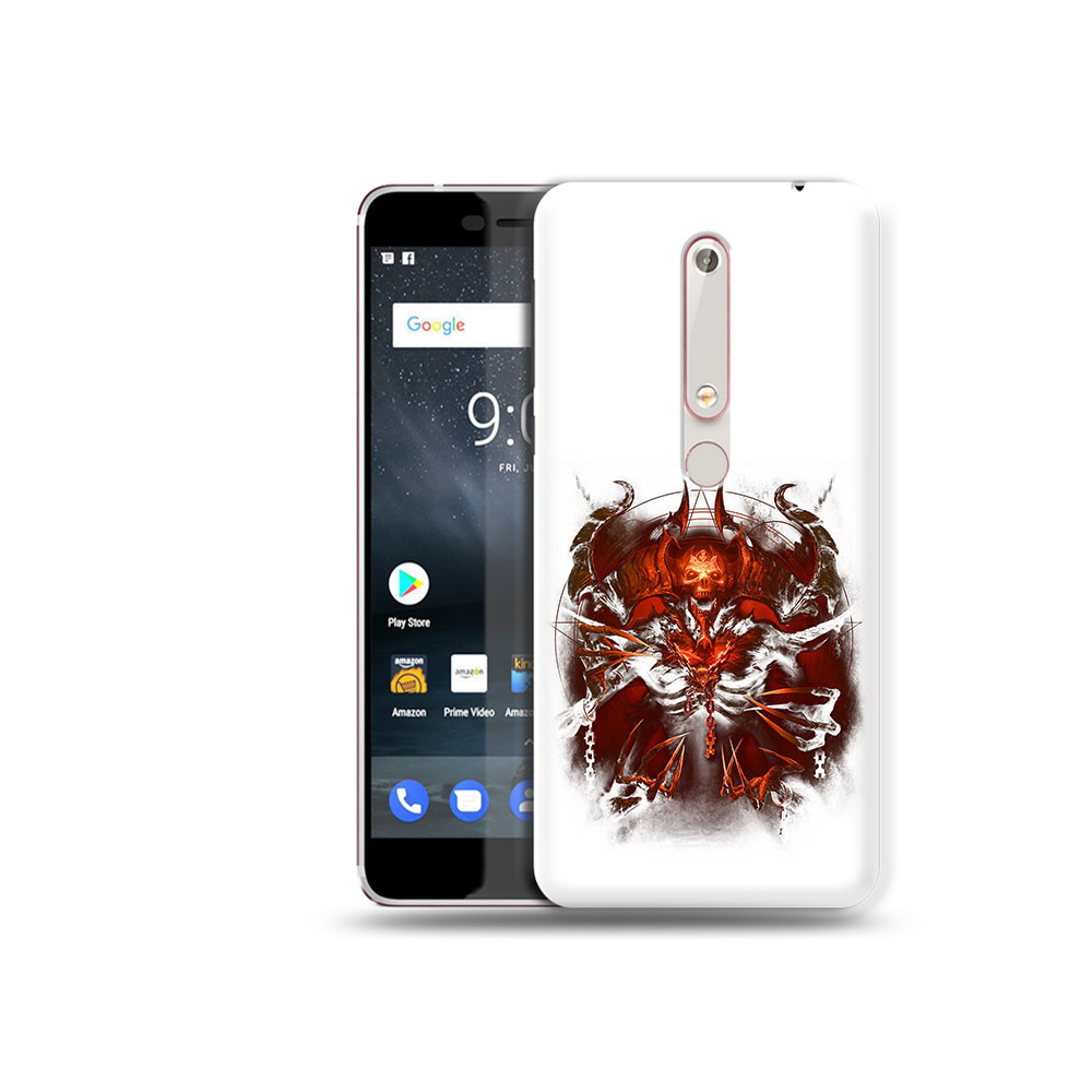 

Чехол MyPads Tocco для Nokia 6 яркий демон, Прозрачный, Tocco