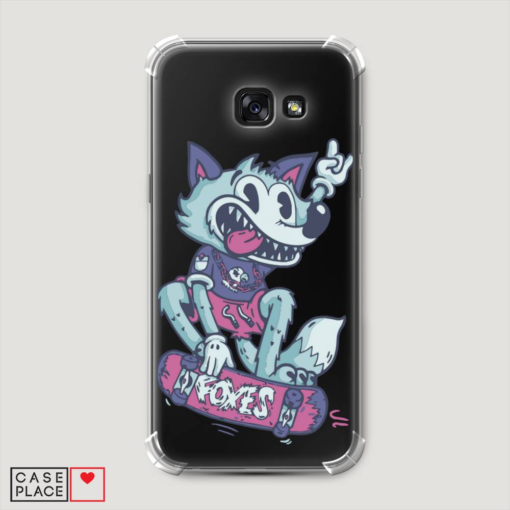 

Чехол Awog на Samsung Galaxy A5 2017 / Самсунг A5 2017 "Foxes", Голубой;фиолетовый, 20651-1