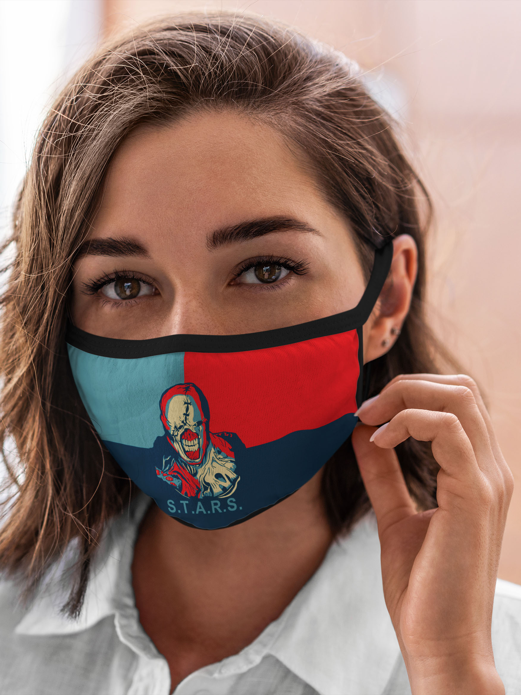 

Многоразовая маска унисекс Burnettie Resident Evil Staaars, Разноцветный, Resident Evil Staaars