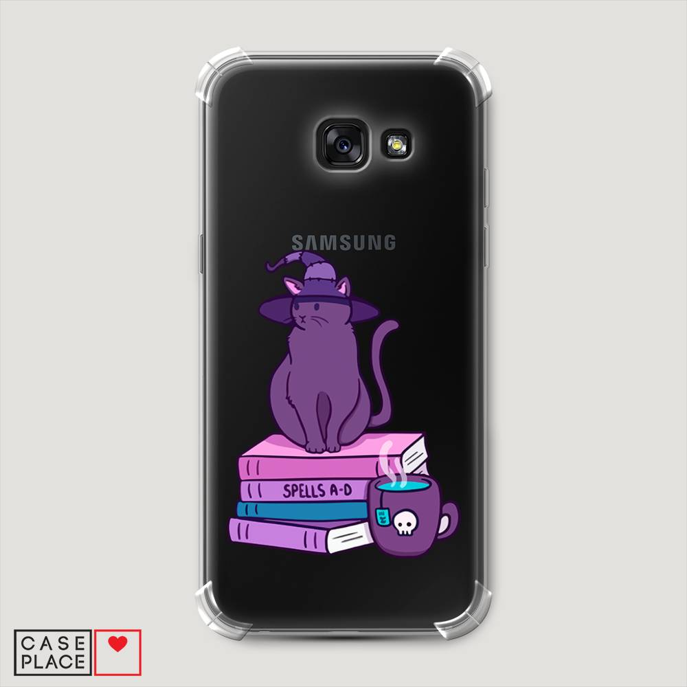 

Чехол Awog на Samsung Galaxy A5 2017 / Самсунг A5 2017 "Magic Cat", Розовый, 20651-1