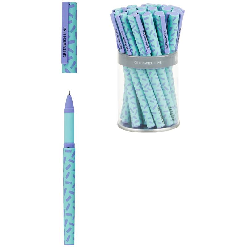 

Ручка шариковая Greenwich Line "Pattern lavender" 309316, синяя, 0.7 мм, 24 штуки
