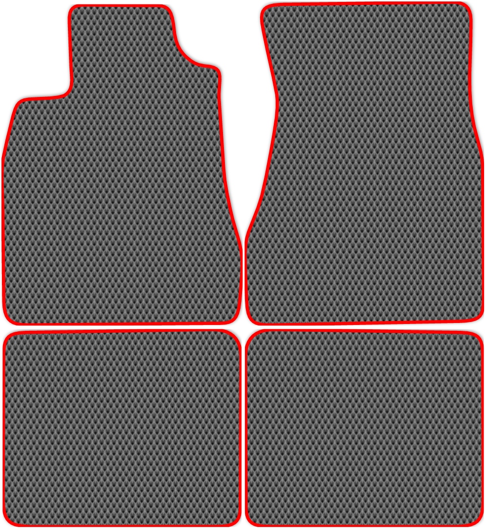 

Коврики ЭВА в салон для Lexus LS430 (XF30) 2000 - 2006, 4 шт. серый, красный кант, 3207-S4N-H